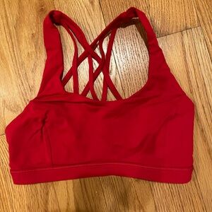 lululemon Energy Bra
Medium Support, B–D Cups Size 6 RED